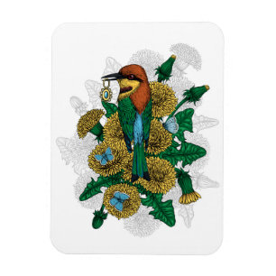 Ímã A abelha come com o pingente do ouro