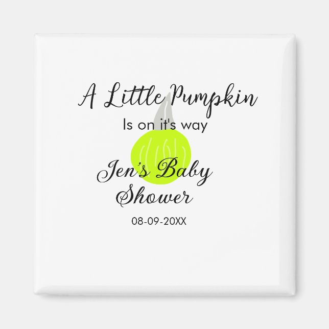 Imã A abóbora de neon verde está a caminho (Frente)