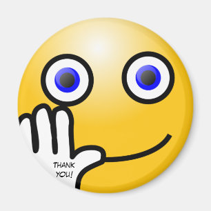 Imã A acenar o emoticon a obrigado!