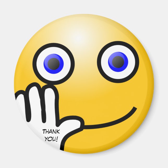 Imã A acenar o emoticon a obrigado! (Frente)