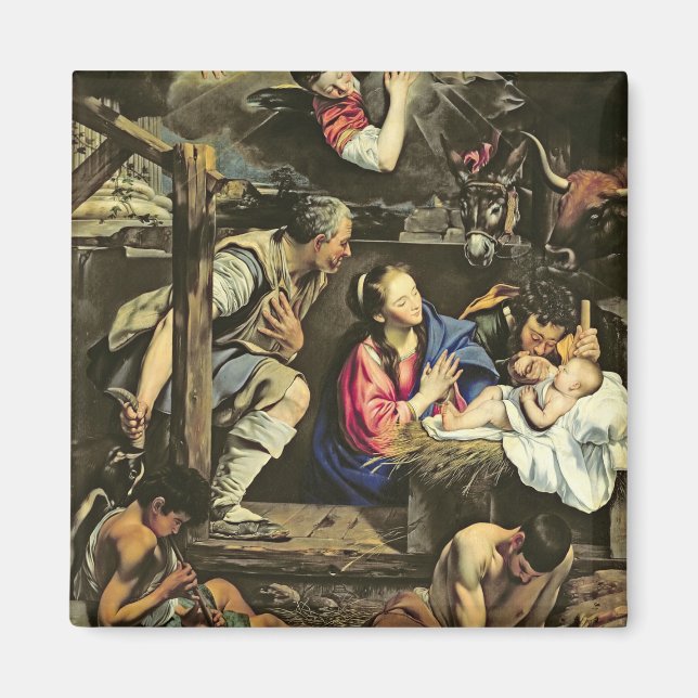 Imã A Adoração dos Pastores, 1612 (óleo sobre a cânva) (Frente)