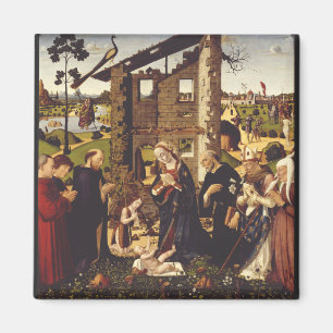 Imã A Adoração por Biagio d'Antonio Arte Medieval