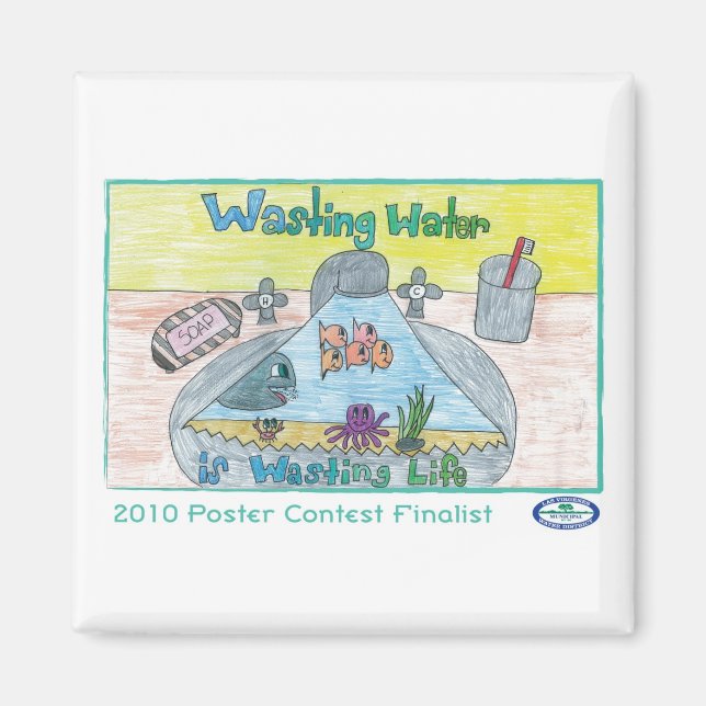 Imã A água que se esgota é a vida que se esgota (Frente)