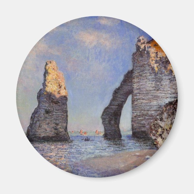 Imã A Agulha Rocha e o Porte d'Aval - C. Monet (Frente)