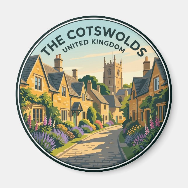 Imã A Aldeia Cotswolds Reino Unido (Frente)