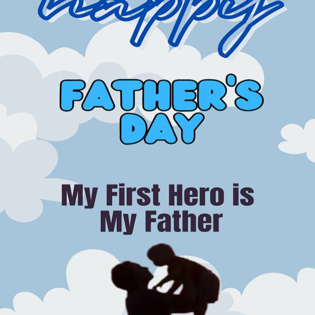 Imã A alegria da mamãe (Happy Father's Day Invitation )