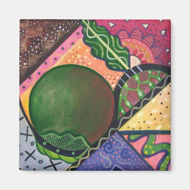 Imã A alegria do Design VI Magnet (Frente)