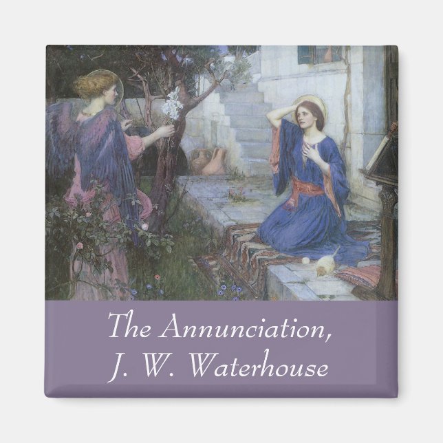 Imã A Anunciação por John William Waterhouse (Frente)