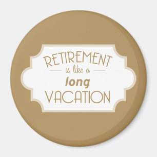 Imã A aposentadoria realiza-se como umas férias longa