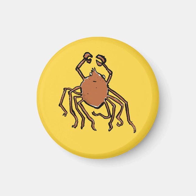 Imã a aranha-do-mar groovy (Frente)