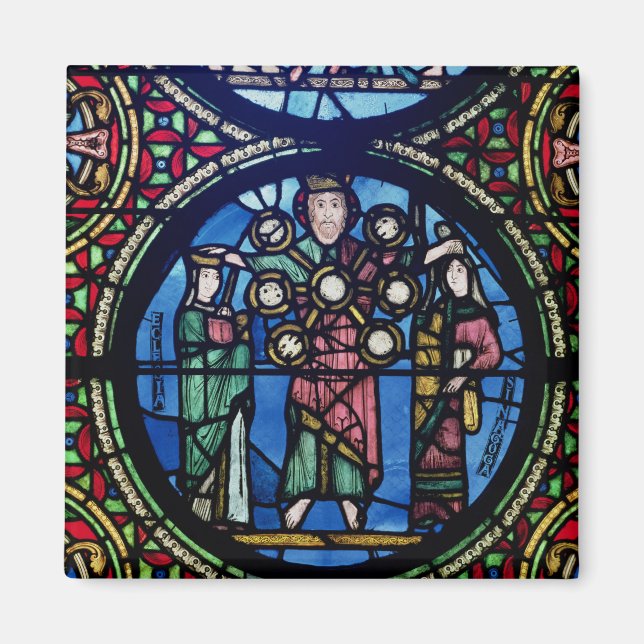 Imã A Arca da janela do Pacto, detalhes de Deus com (Frente)