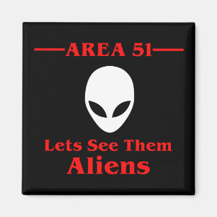 Imã A área 51 deixa para considerá-los os aliens