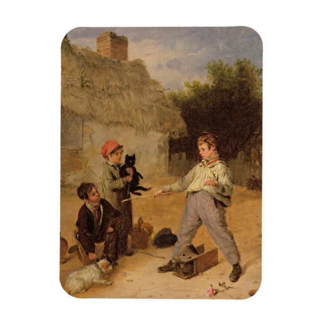 Ímã A Armadilha de Rato (óleo no painel) (Vertical)