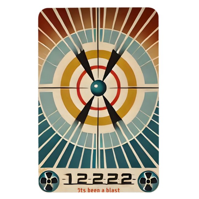 Ímã A Arte Atômica Do meio século Foi Uma Explosão (Vertical)