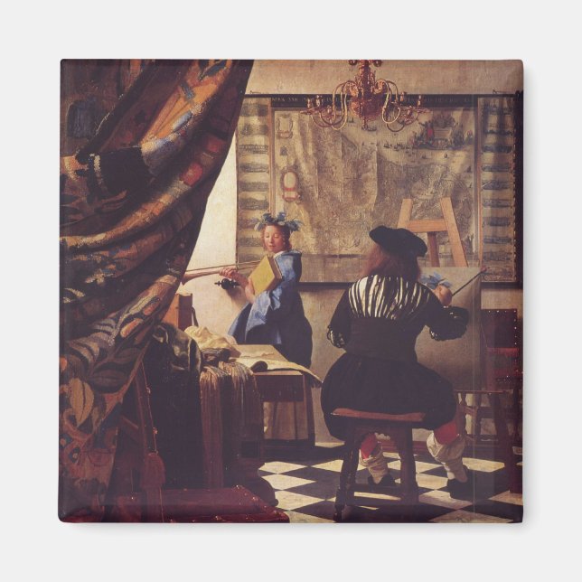 Imã A Arte da Pintura de Johannes Vermeer (Frente)
