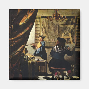 Imã A arte de Johannes Vermeer da pintura cerca de