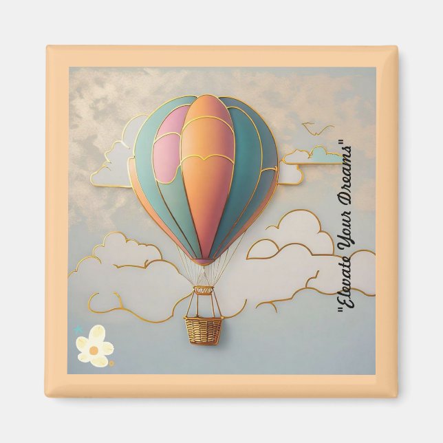 Imã "A Arte do Voo" (Frente)