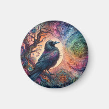 A Árvore Crow da Vida Mandala Pagan