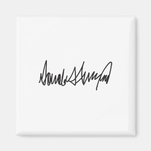Imã A Assinatura Donald John Trump