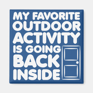 Imã A Atividade Externa Favorita É Um Magnete Engraç