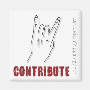 Imã A banda para trás contribui junto o ímã