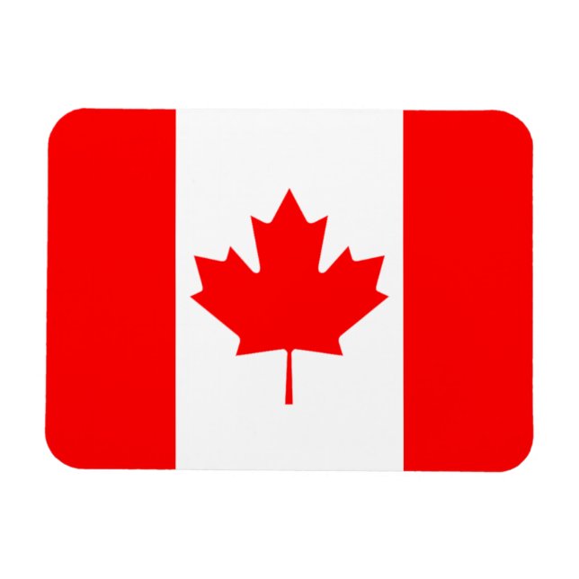 Ímã A bandeira canadense, Canadá (Horizontal)