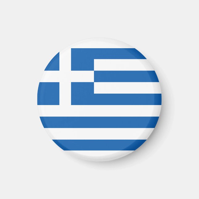 Imã A bandeira da Grécia  (Frente)