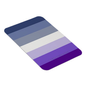 Ímã A bandeira do orgulho lésbica butch SlipperyJoe re