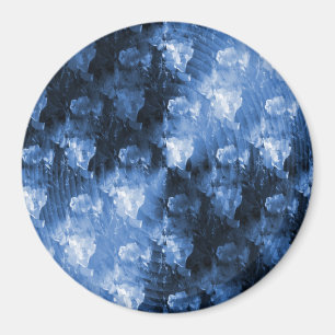 Imã A barreira de som em azul...  .