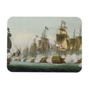Ímã A batalha de Trafalgar, o 21 de outubro de 1805,