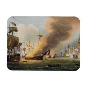 Ímã A batalha de Trafalgar, o 21 de outubro de 1805,