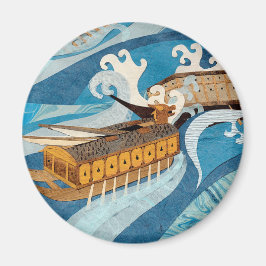 Imã A Batalha do Navio de Tartaruga