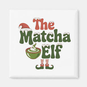 Imã A Bebida Mágica De Natal Do Matcha Elf