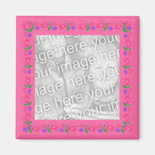 Imã A beira cor-de-rosa floresce o ímã de 012 fotos