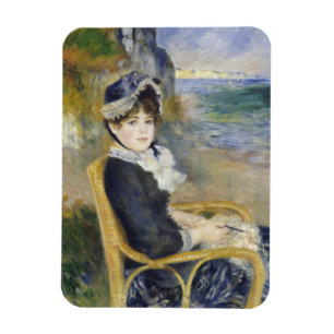 Ímã À Beira-Mar, Retrato de Pintura a Óleo, Renoir