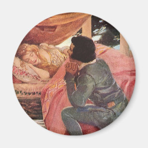 Imã A Bela Adormecida Vintage por Jessie Willcox Smith