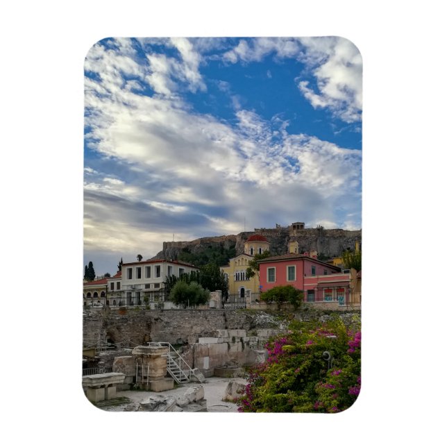 Ímã A bela e colorida Atenas  (Vertical)