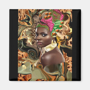 Imã A Beleza De Uma Flor Da Selva Africana