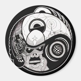 Imã "A Besta Dentro" Mandala Magnet