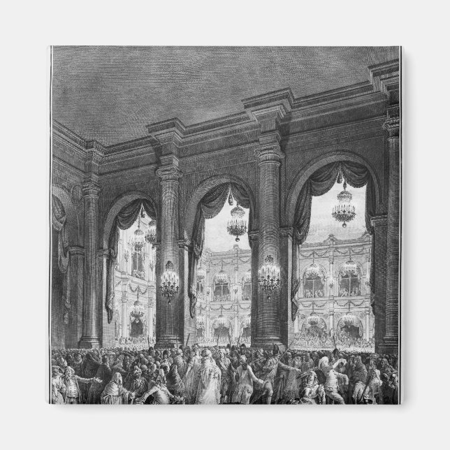 Imã A bola mascarada, 23 de janeiro de 1782 (Frente)