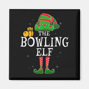 Imã A Boliche Elf Group Matching Family Christmas Bo