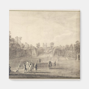 Imã A Boliche Verde em Claremont, 1738 (gravura)