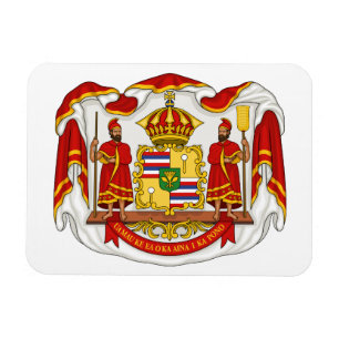 Ímã A brasão real do reino de Havaí