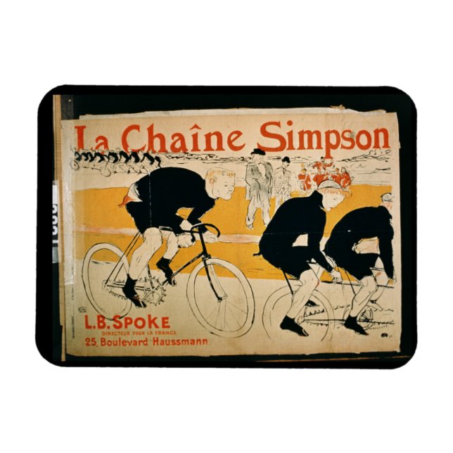 Ímã "A Cadeia Simpson", Paris (lito colorido) (Horizontal)
