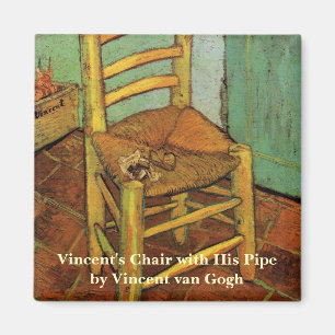 Imã A Cadeira de Vincent com seu Cachimbo por Vincent 