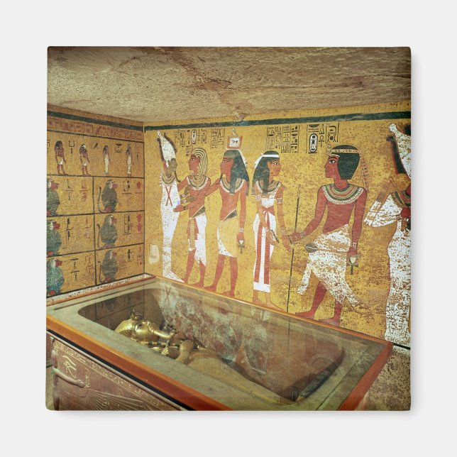 Imã A câmara de enterro no túmulo de Tutankhamun (Frente)