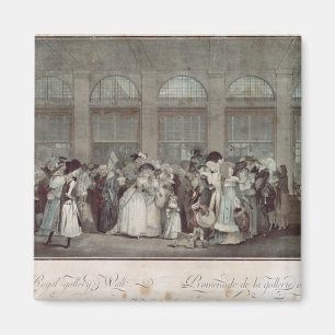 Imã A caminhada da galeria do Palais Royal, 1787