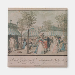 Imã A caminhada do jardim do Palais Royal, 1787