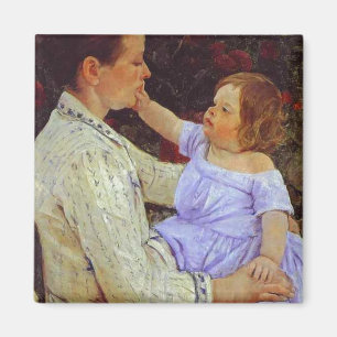 Imã A Carícia da Criança. c. 1890, Mary Cassatt