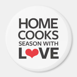 Imã A casa cozinha a estação com amor